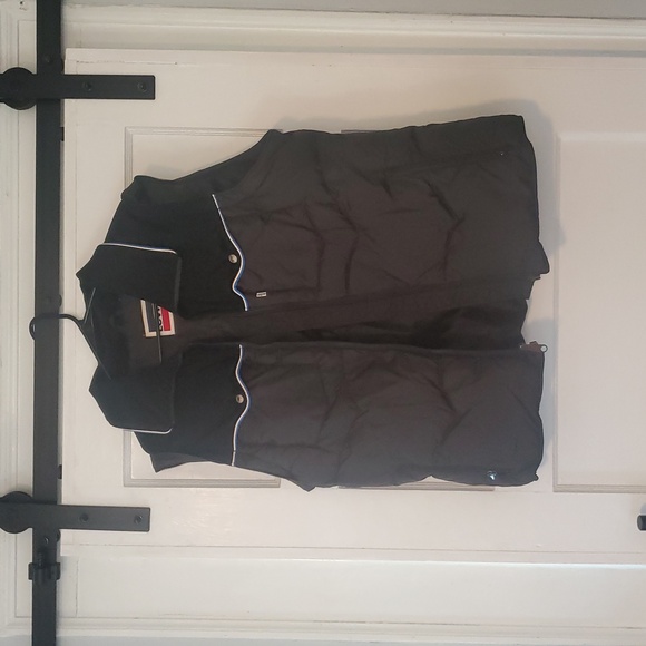 Levi’s Vintage Convertible Jacket Vest Corduroy Western Puffer Mens Large  Black - Picture 9 of 10